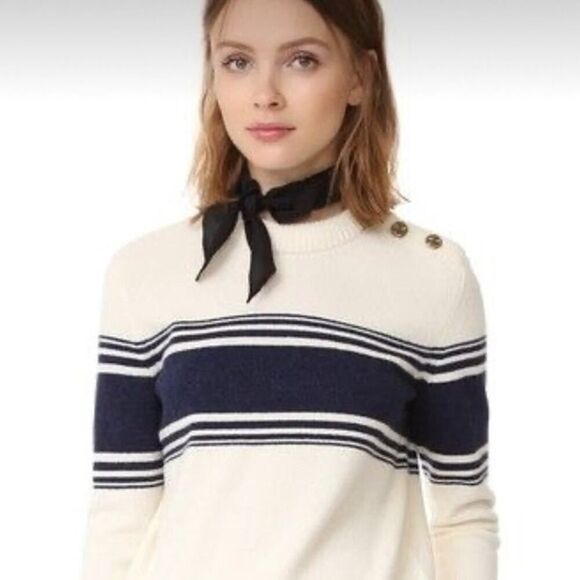 Tory Burch Lukas Sweater Wool size Small MSRP $298 - Picture 5 of 14